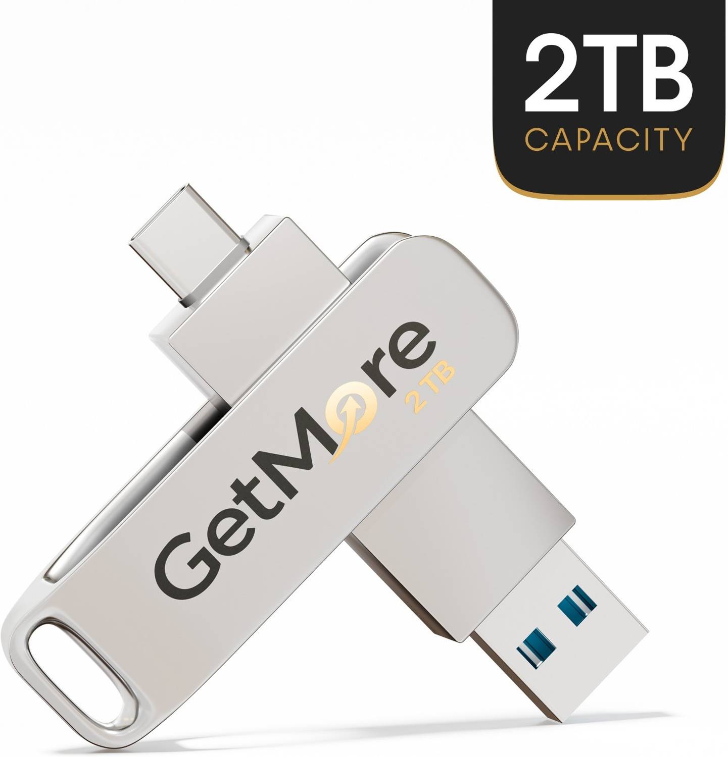 Getmor 2TB Type-C & USB-A OTG Drive - Image 1