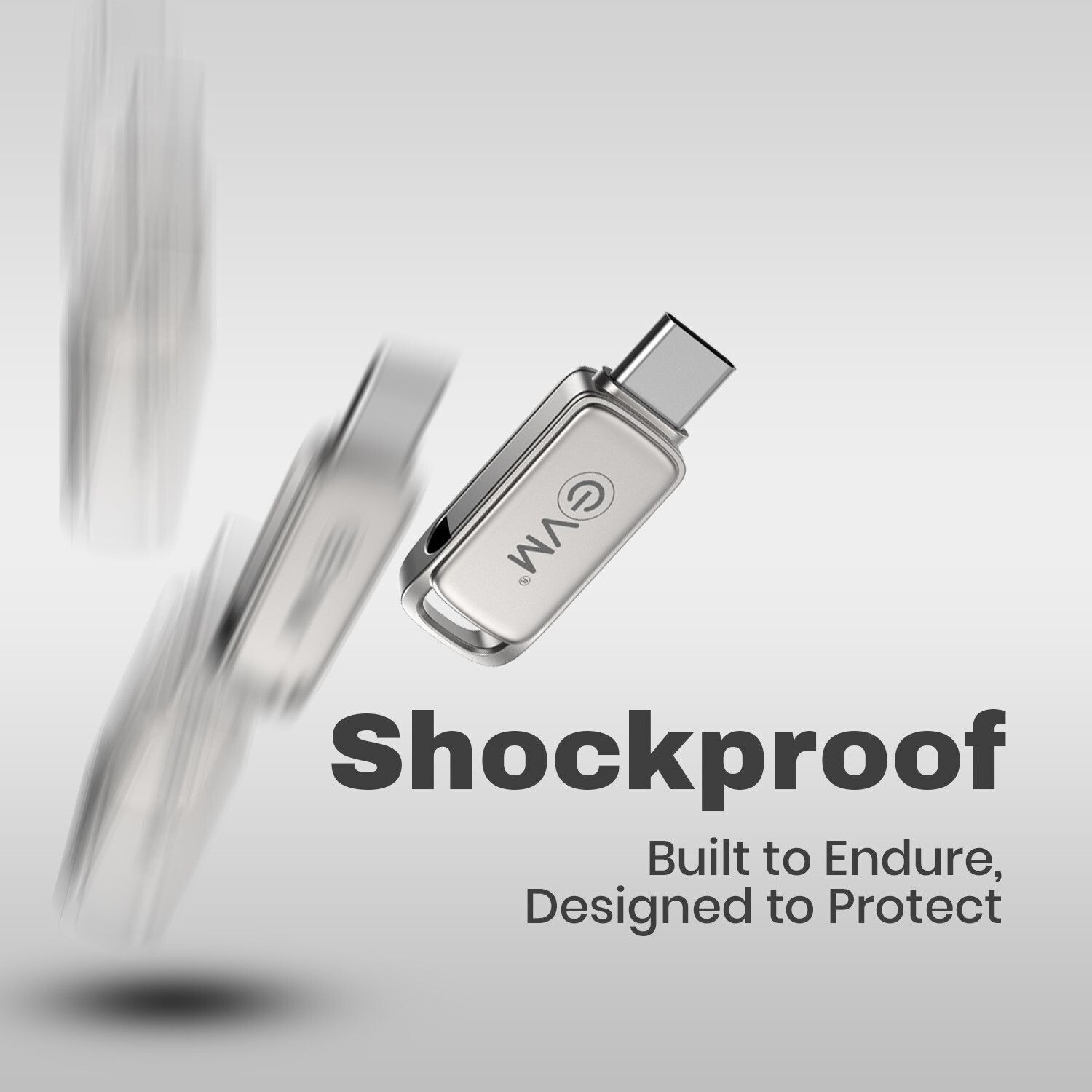 Image of EVM EEPOT /64G 64 GB OTG Drive Compatible with Desktop Computer, Laptop, Mobile, Tablet USB 3.2 Metal Case
