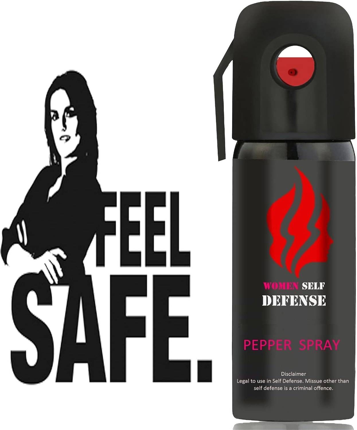 LAVITRA Pepper spray self defence for womens 60ml 60 Shots Range