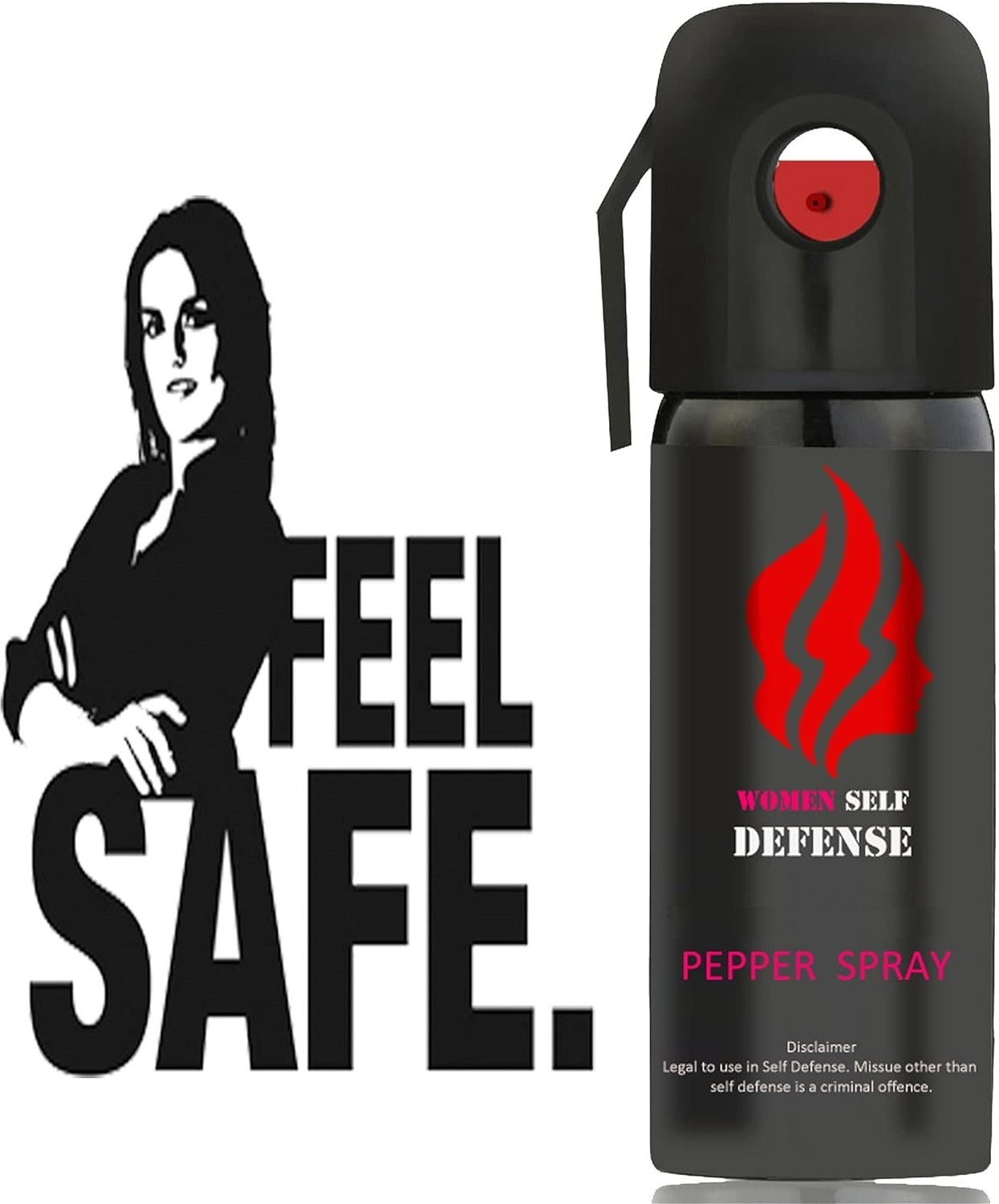 Image of LAVITRA Pepper spray self defence for womens |60ml|60 Shots|Range-15Ft Pepper Stream Spray