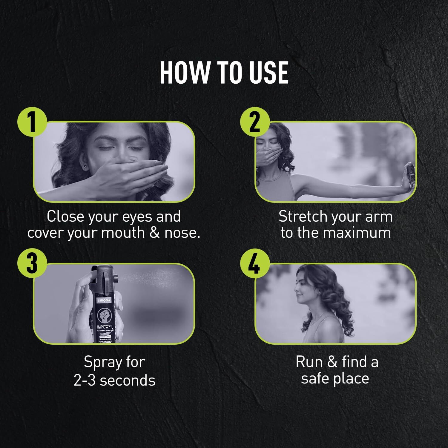 Image of LAVITRA Pepper spray self defence for womens |60ml|60 Shots|Range-15Ft Pepper Stream Spray