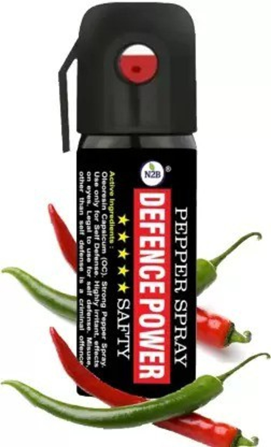 Image of N2B Defence Power Women Self Defence Pepper Spray for Safety /Protection Pepperspray Pepper Stream Spray