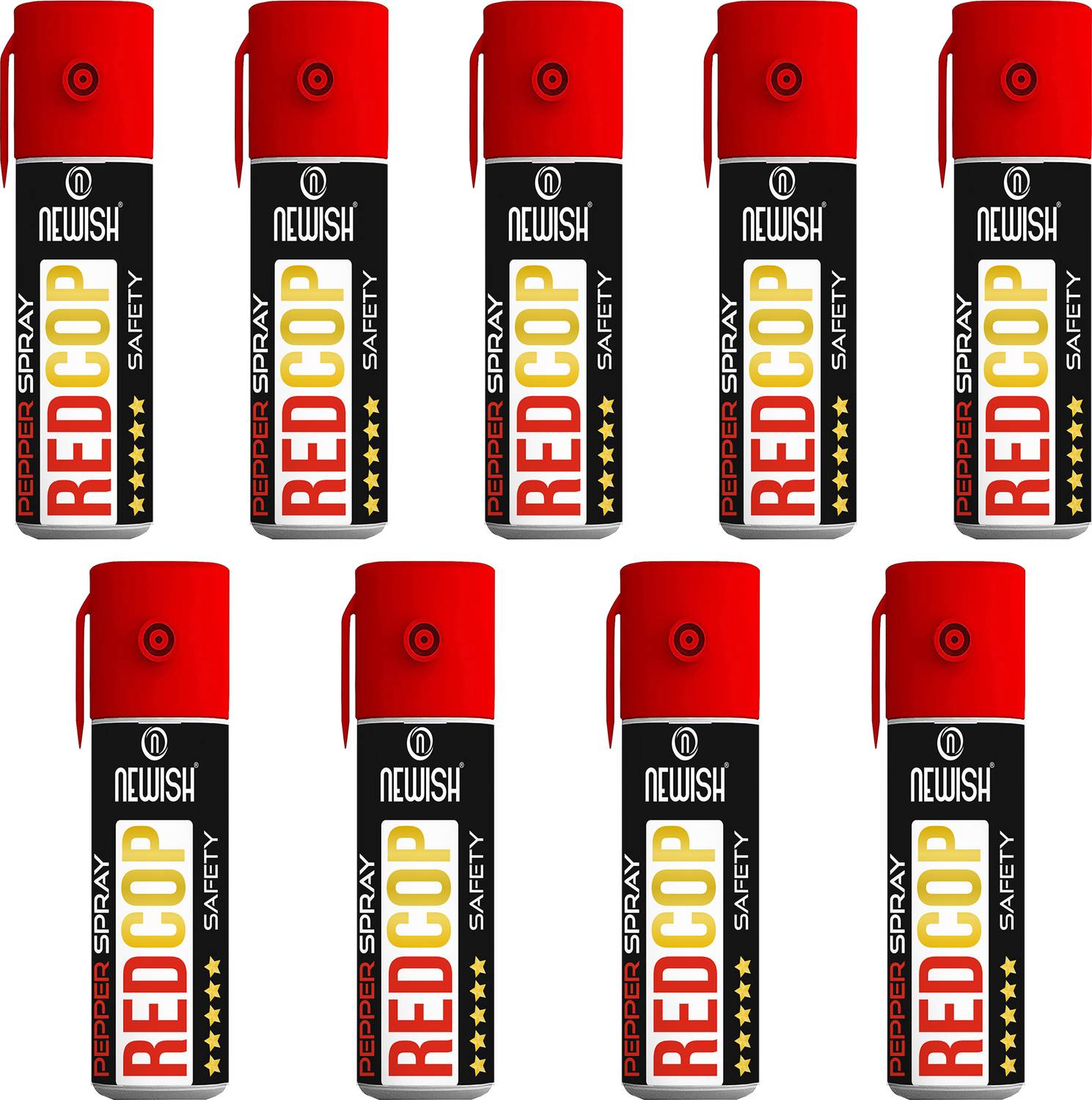 NEWISH : Powerful Black Pepper Spray Self Defence for Women Pack