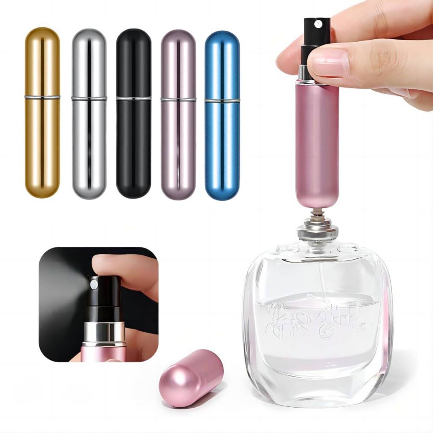 kayru Multicolor Perfume Bottle - Image 1