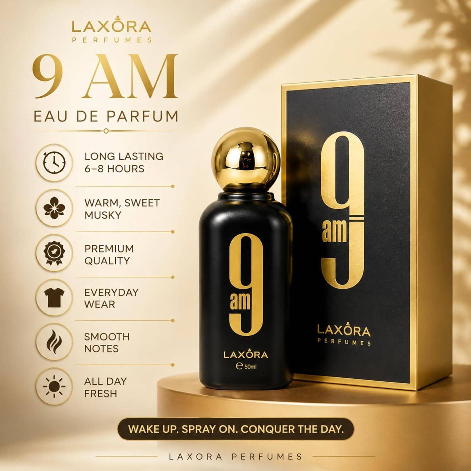 LAXORAPERFUMES 9AM 60 ml Eau de Parfum - Image 2