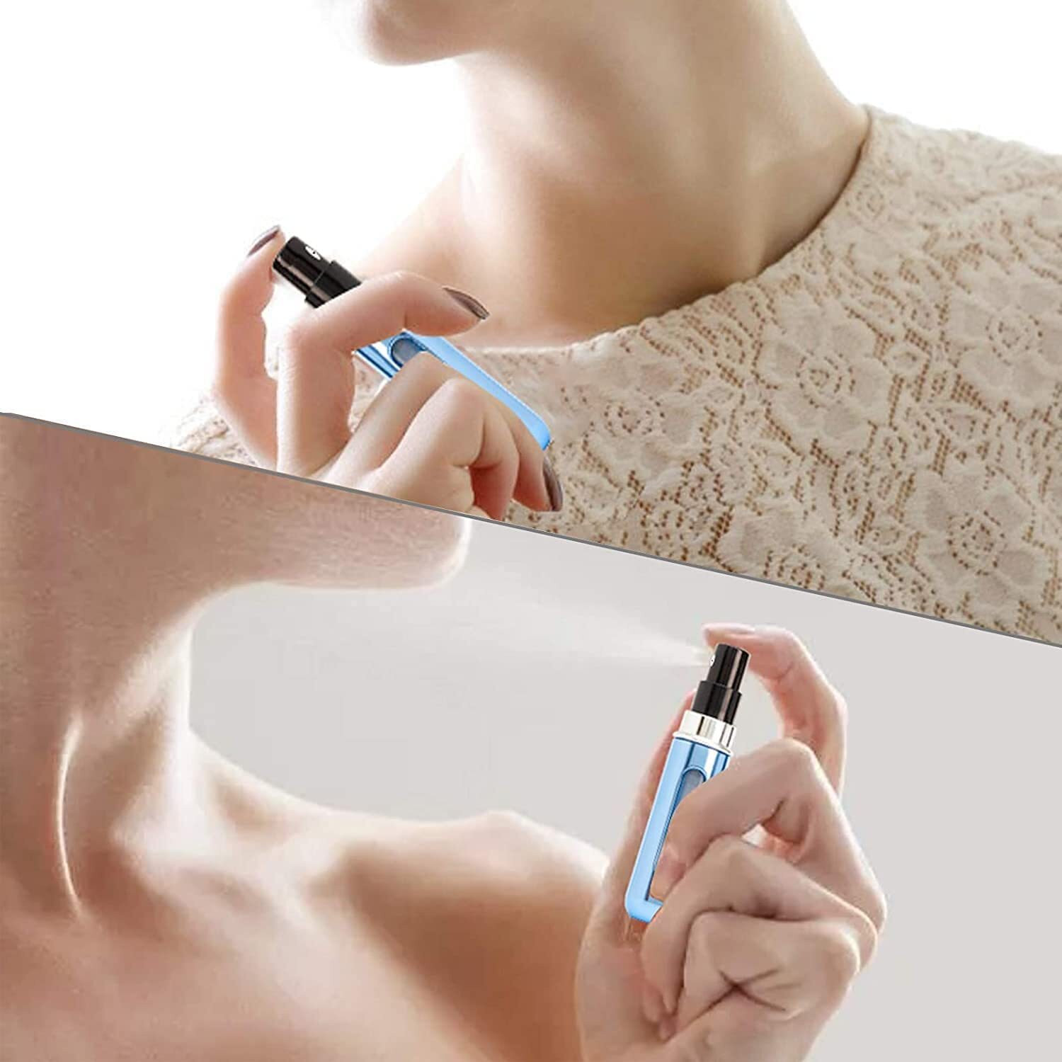 Image of Tanlesa mini travel perfume refill bottle set 5 ml Plastic Spray Bottle