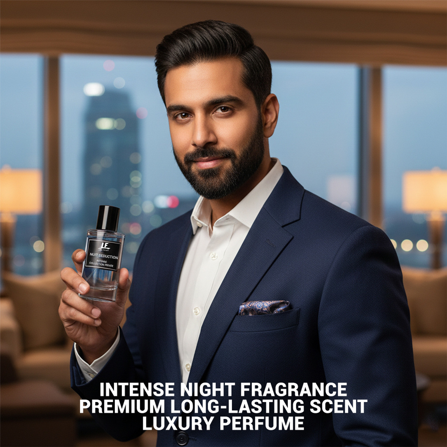 Image of La French Nuit Seduction Perfume | Long-Lasting Premium Perfume | Sensual Night Fragrance Eau de Parfum - 50 ml