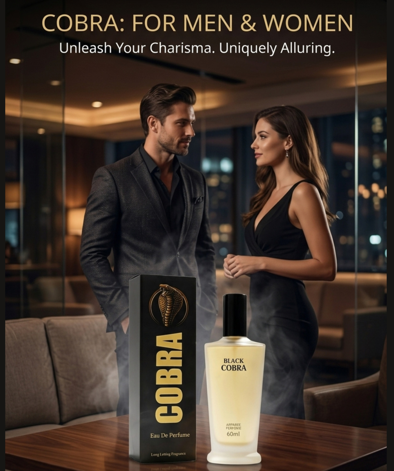 Image of Royal Aura Eau De Parfum for Men&Women 60ml Long Lasting Premium Luxury Perfume Eau de Parfum - 60 ml