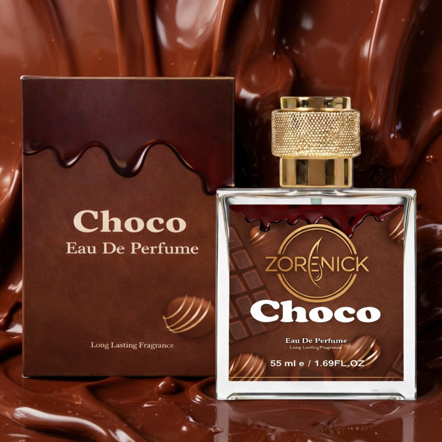 Image of ZORENICK Choco Sensation Strong Perfume 55ml Eau de Parfum - 55 ml
