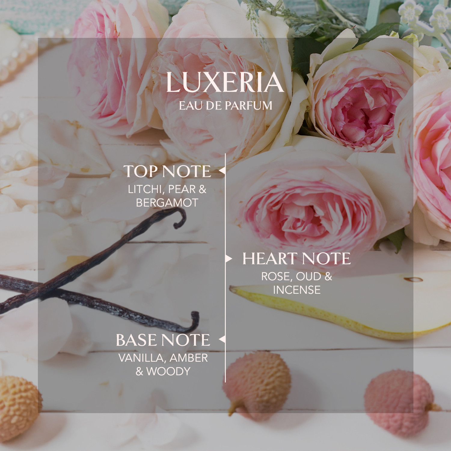 Image of Embarouge Luxeria Long Lasting Middle Eastern Luxury Perfume | Floral & Fruity Scent Perfume - 100 ml