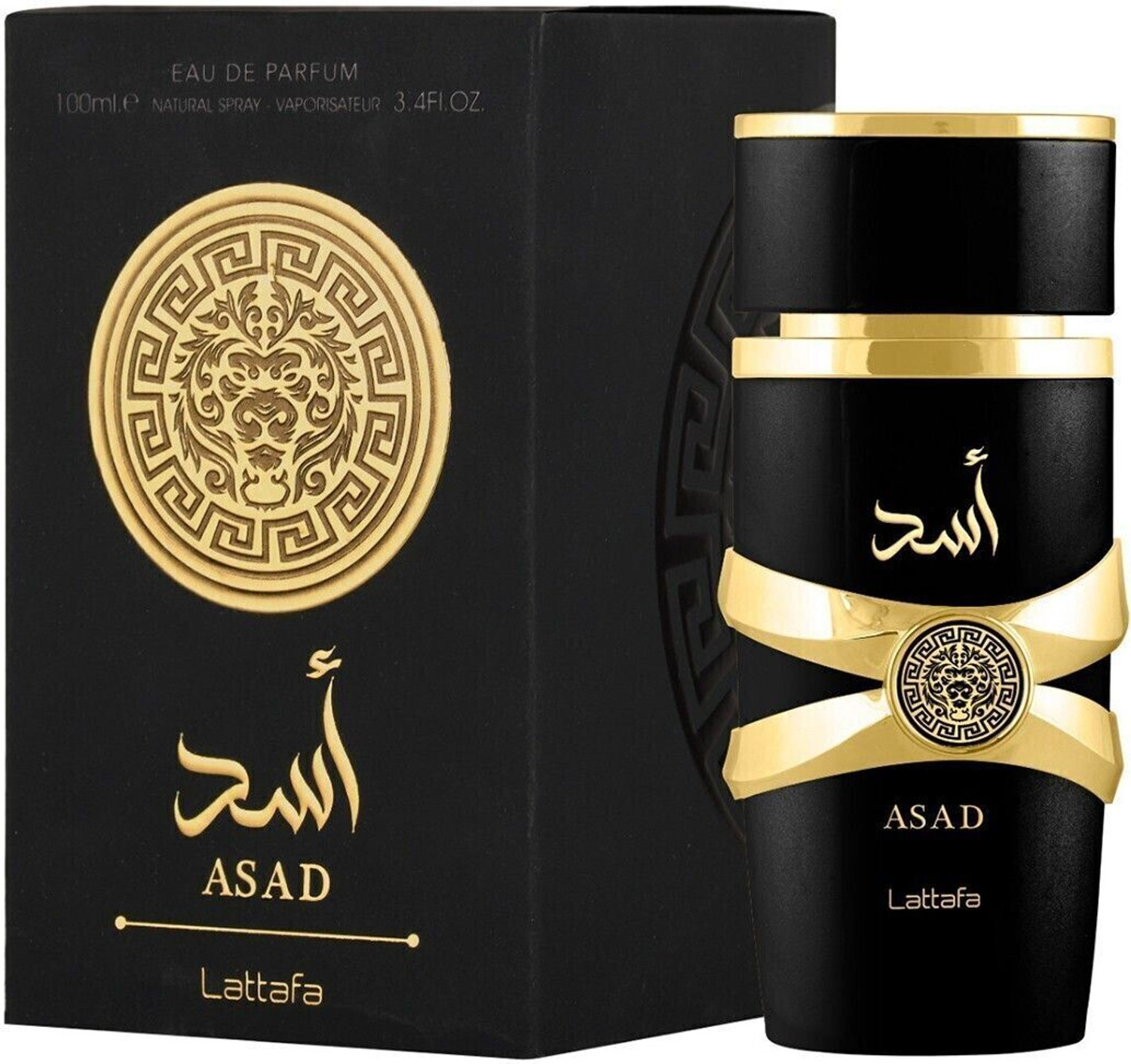 Image of Lattafa Asad Long Lasting Eau de Parfum, 100ml, For Men and Women Eau de Parfum - 100 ml