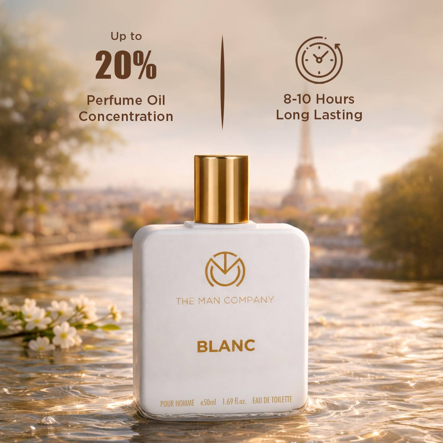 THE MAN COMPANY Blanc EDT 50ml & Body 120ml Combo - Image 5