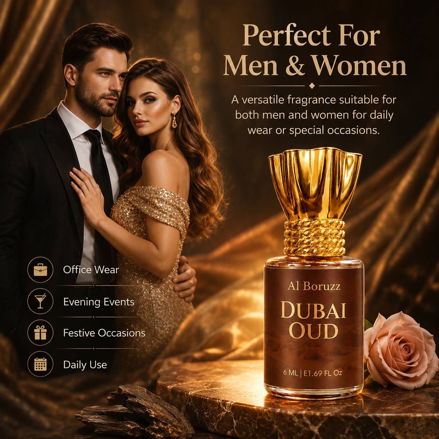 AL BORUZZ DUBAI OUD 0.14 Eau de Parfum - 6 ml - Image 2