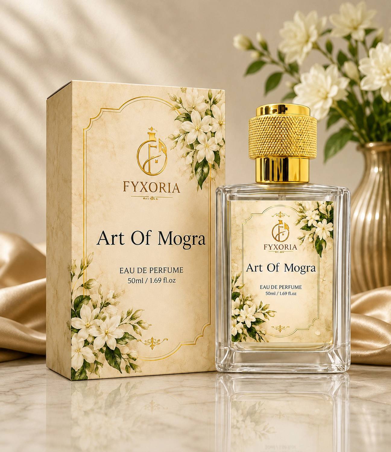 FYXORIA Mogra Eau De Parfum 50ml - Image 1