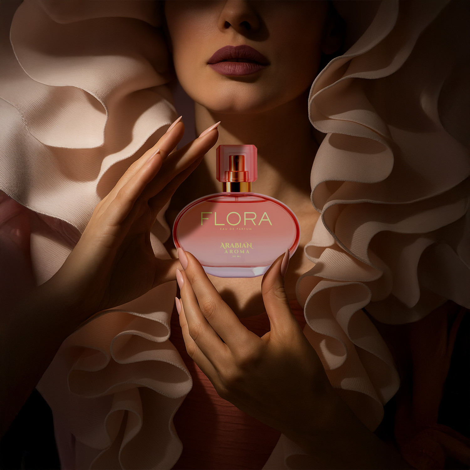 Image of Arabian Aroma Flora Perfume Long Lasting Perfume for Women and Girls Eau de Parfum - 50 ml