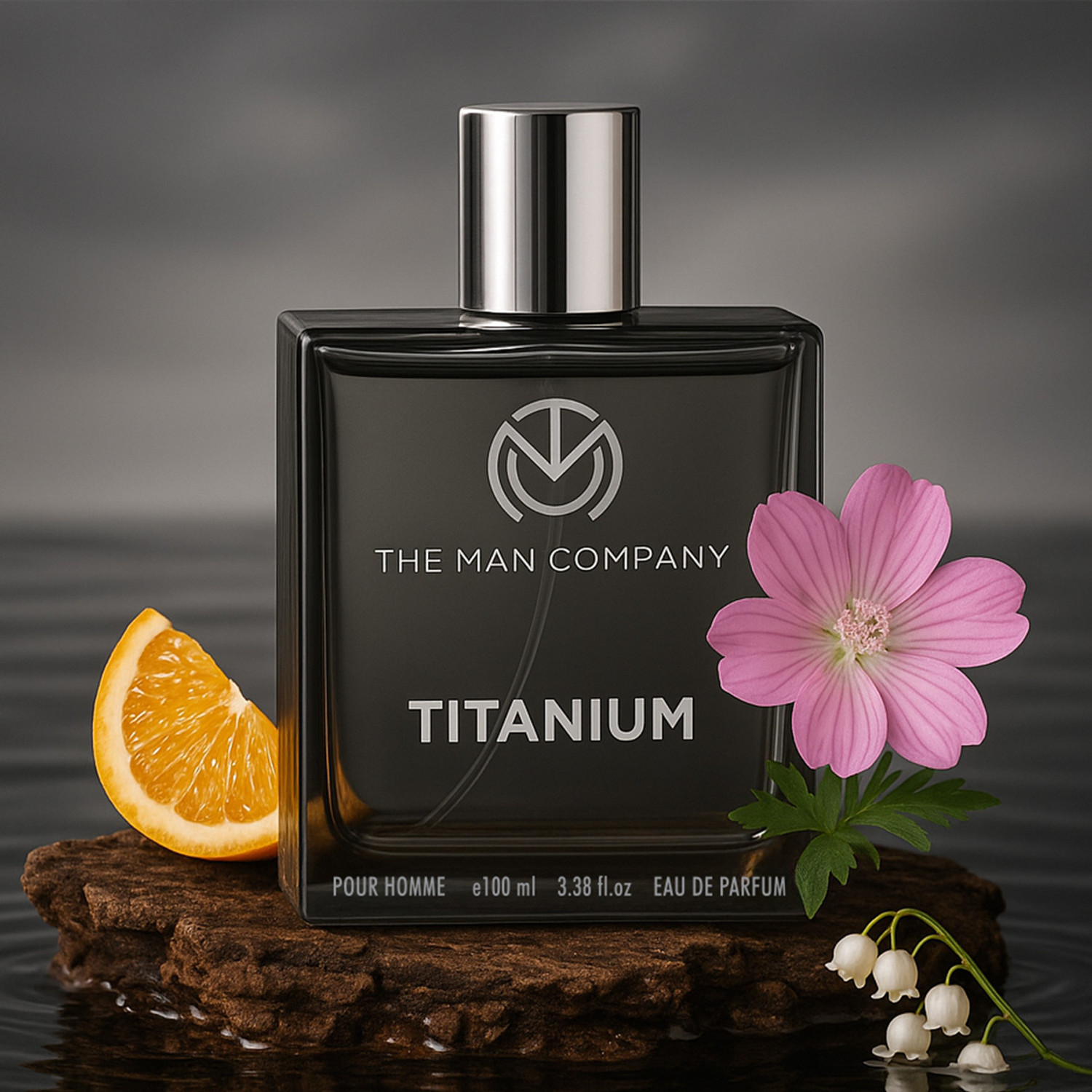 Image of THE MAN COMPANY Titanium Perfume for Men | Premium Luxury Long-Lasting Eau de Parfum Eau de Parfum - 100 ml