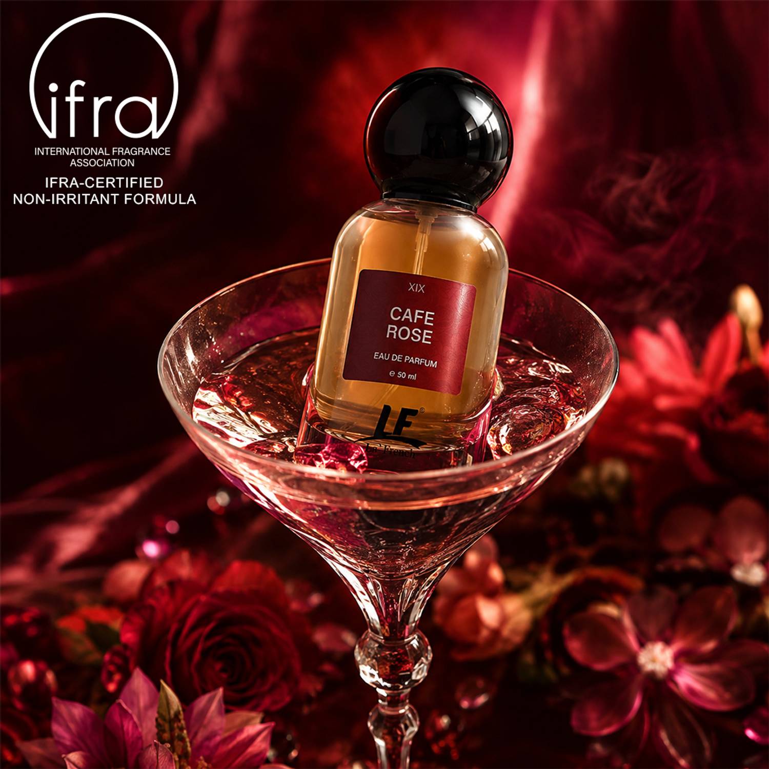 La French Cafe Rose Unisex Perfume 50 ml - Image 2