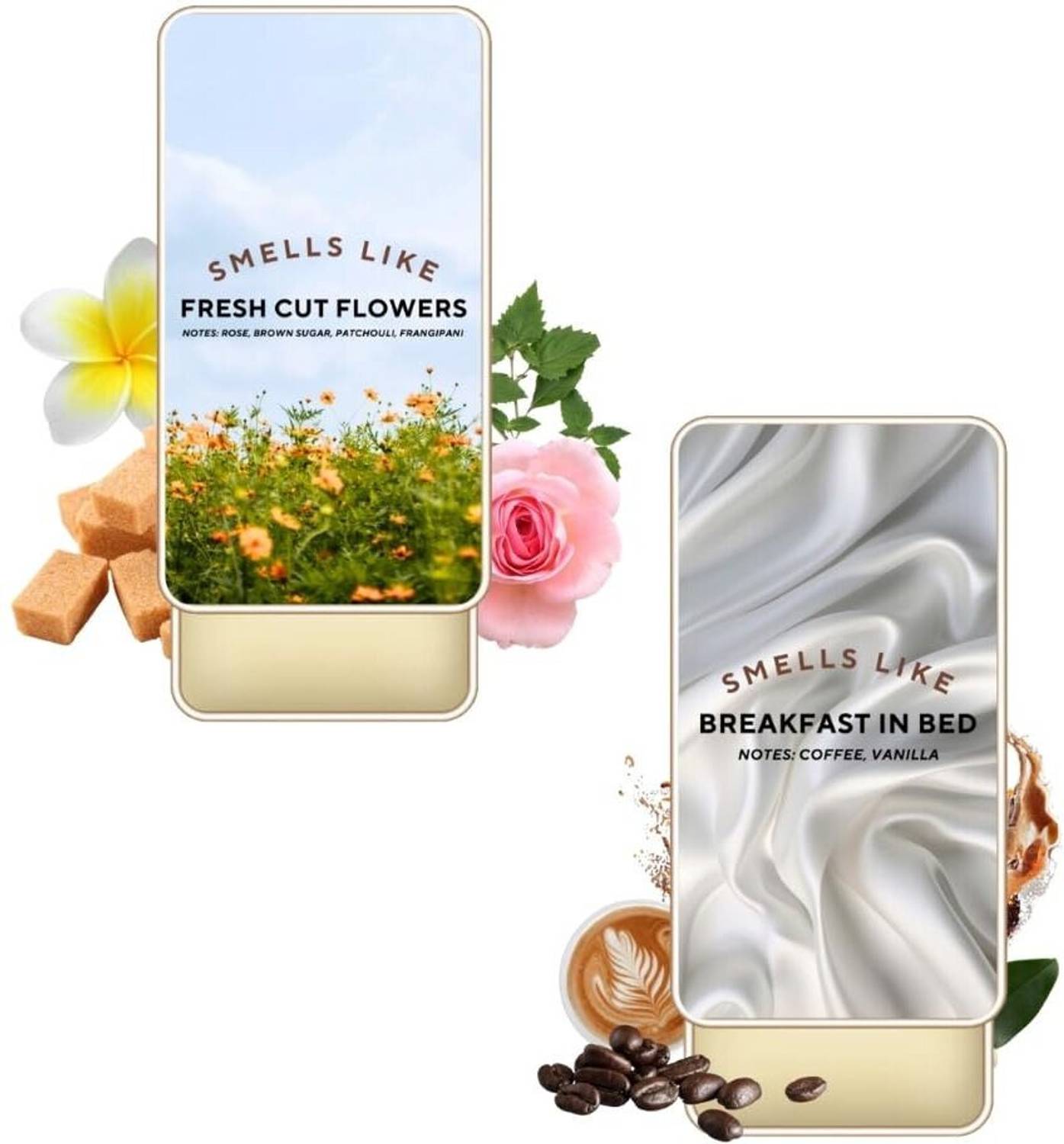 Blur India Solid Perfumes | Fresh Cut Flowers & Breakfast in Bed | Alcohol-Free Perfume - 20 ml