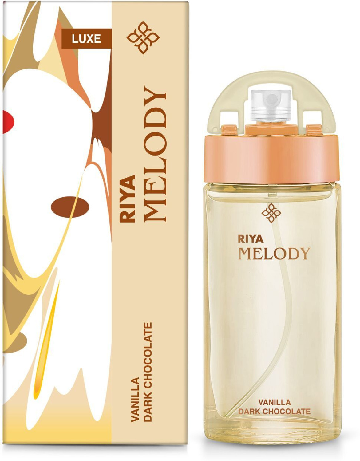 Image of RIYA Melody Vanilla Dark Chocolate Perfume | Warm Gourmand Notes | Long-Lasting Eau de Parfum - 30 ml