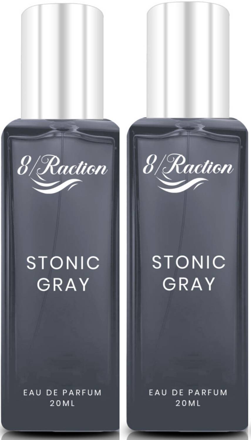 8Raction Stonic Gray 20ml Combo-02 Eau de Parfum - 40 ml