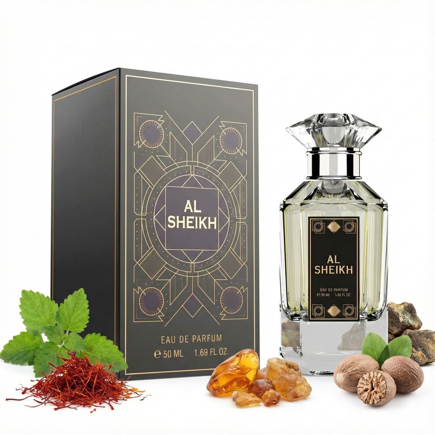 Image of MEENA AL SHEIKH Unisex Eau De Parfum 50ML, Long Lasting Perfume, Travel Friendly Eau de Parfum - 50 ml