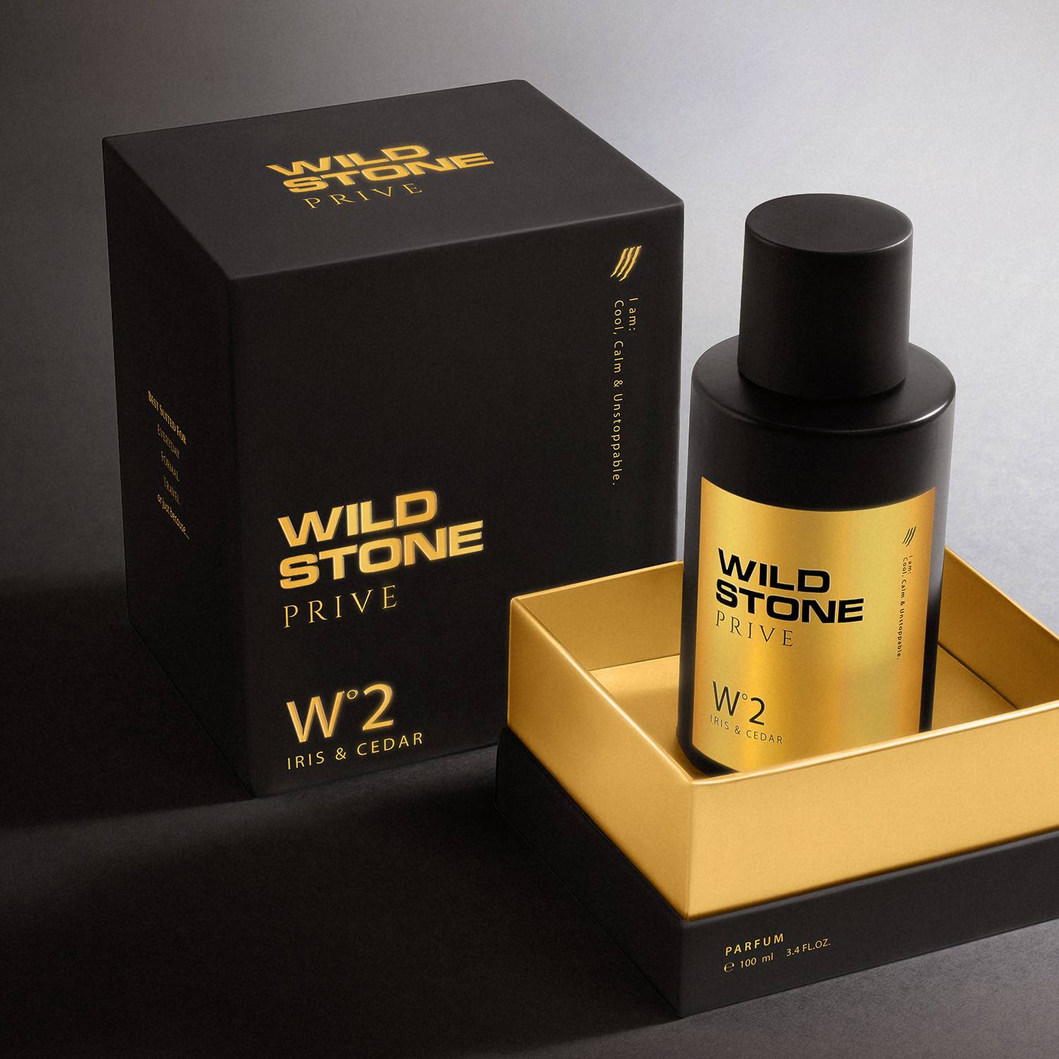 Wild Stone PriveW2 Iris & Cedar Parfume 100 ml - Image 1