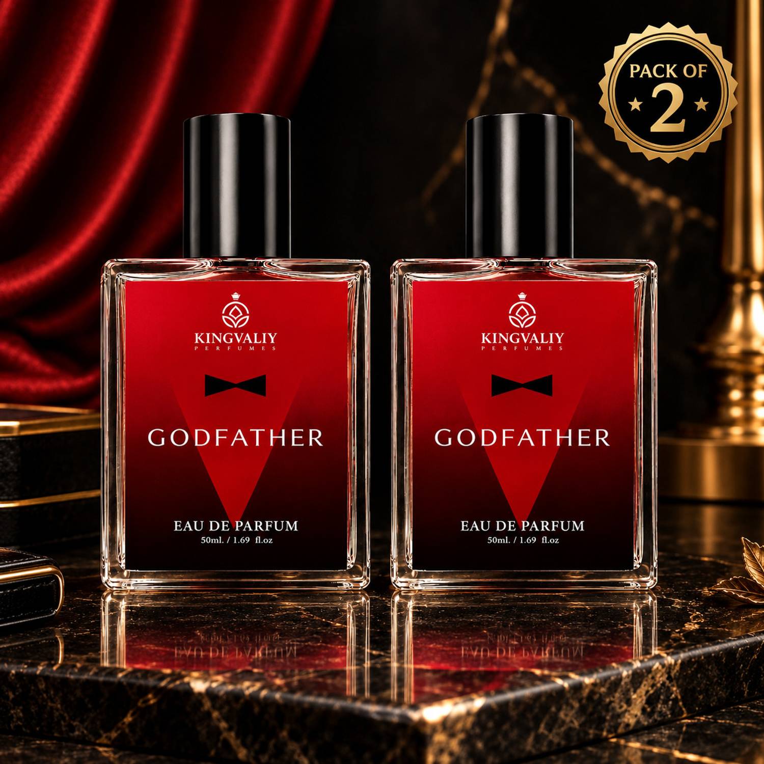 Kingvaliy Godfather Perfume Combo Pack of 2 · 100 ml (200 ml total) - Image 1