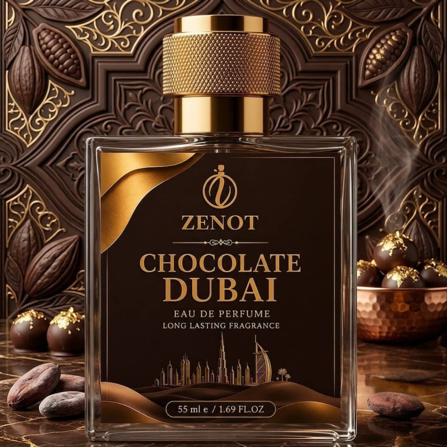 ZENOT Dubai Choco Premium Eau de Parfum - 50 ml - Image 1
