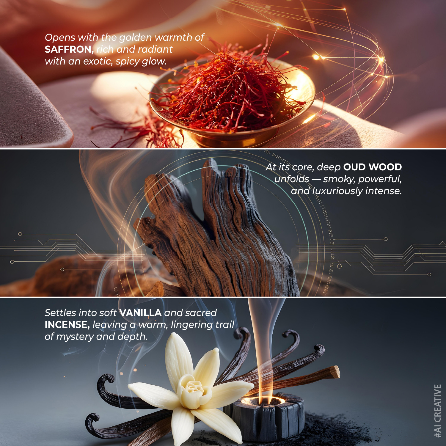 Image of BUGG SENSE Perfume | Leathery, Oud, Vanilla & Saffron Scent | Long Lasting Eau de Parfum - 20 ml