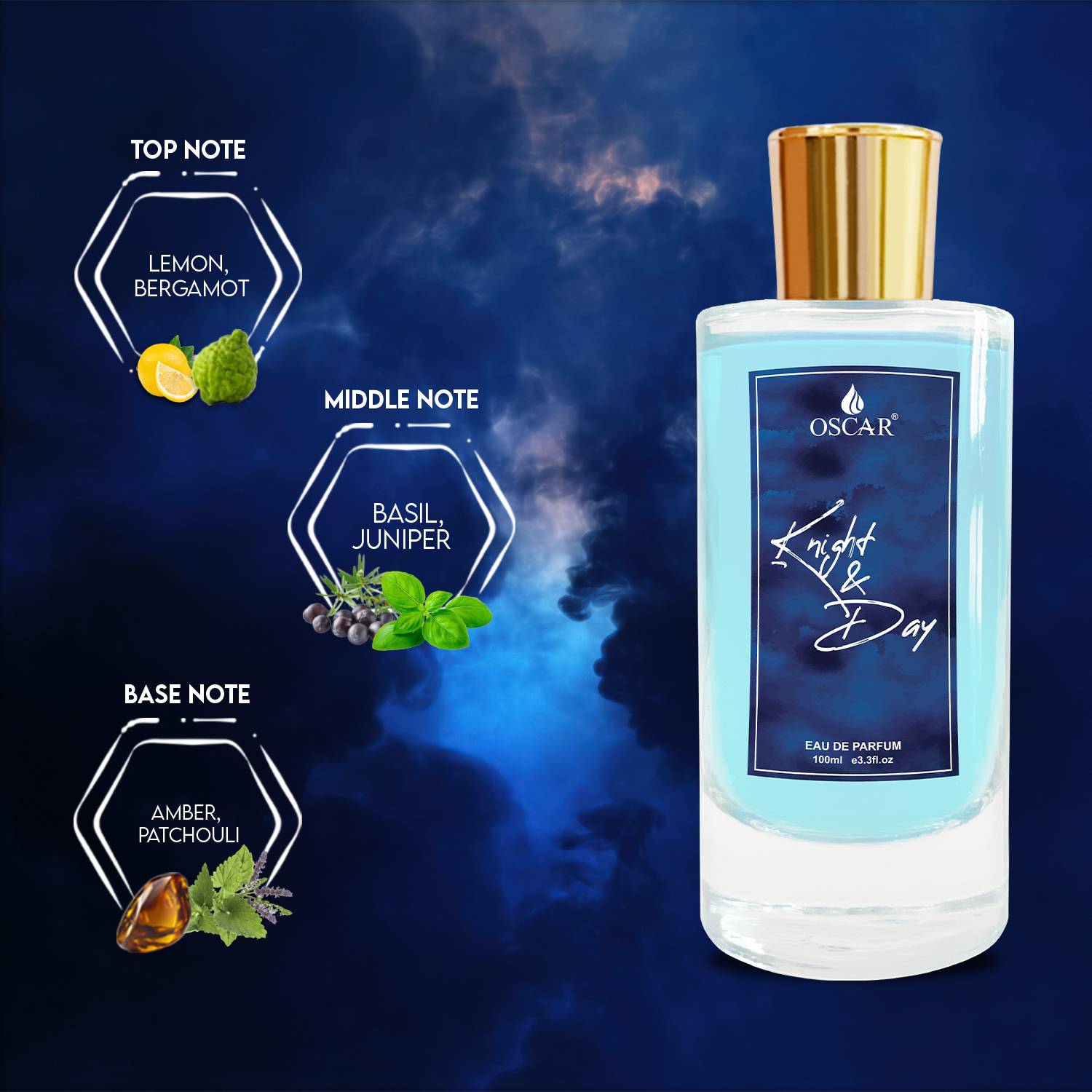 OSCAR Knight & Day Perfume 100ml Pack of 1 · 100 ml (100 ml total) - Image 3