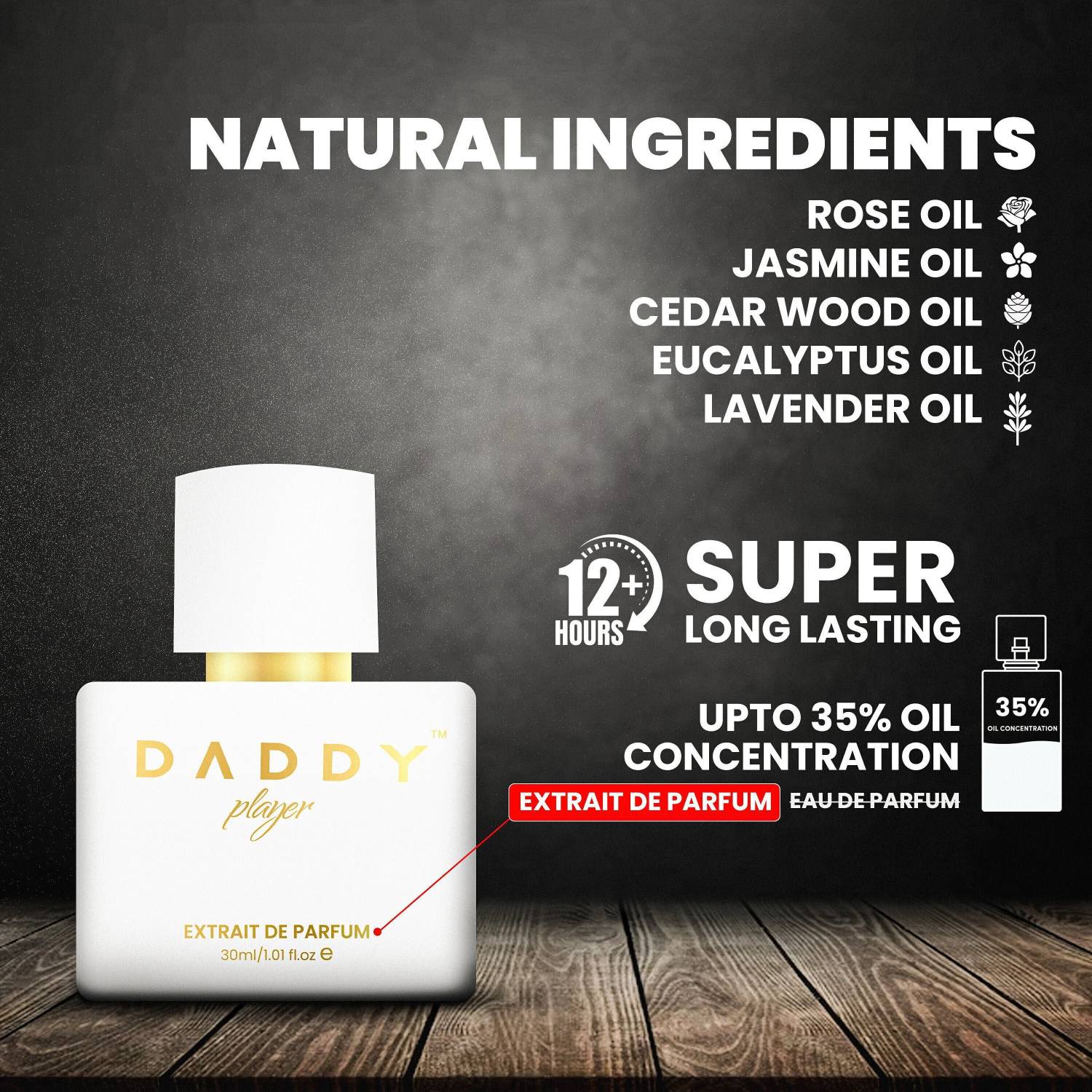 DADDY Player & Original Fragrance Spray 60 ml - Image 4