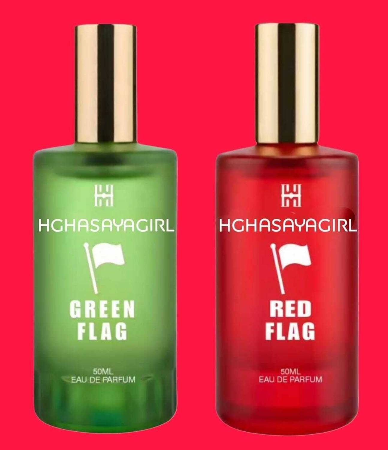 HGHASAYAGIRL Red Flag Green Flag Pack of 6 · 100 ml (600 ml total) - Image 1