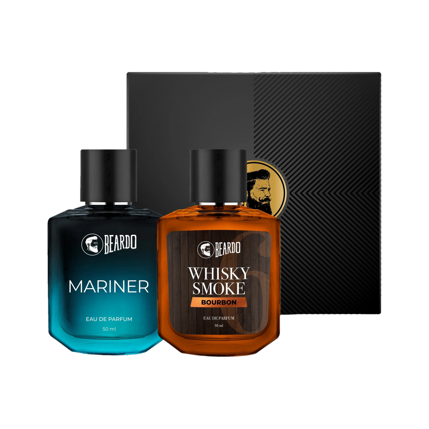 BEARDO Whisky Smoke Bourbon & Mariner EDP Set 100 ml - Image 1