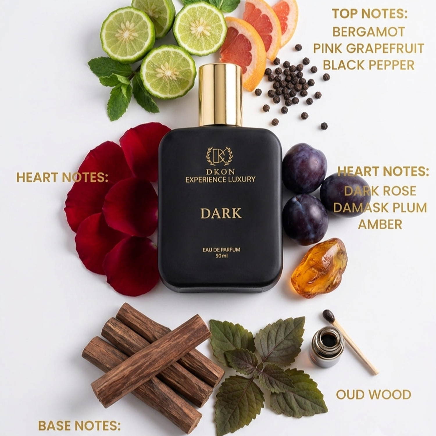 Image of Dkon DARK Eau de Parfum - 50 ml (For Men & Women)