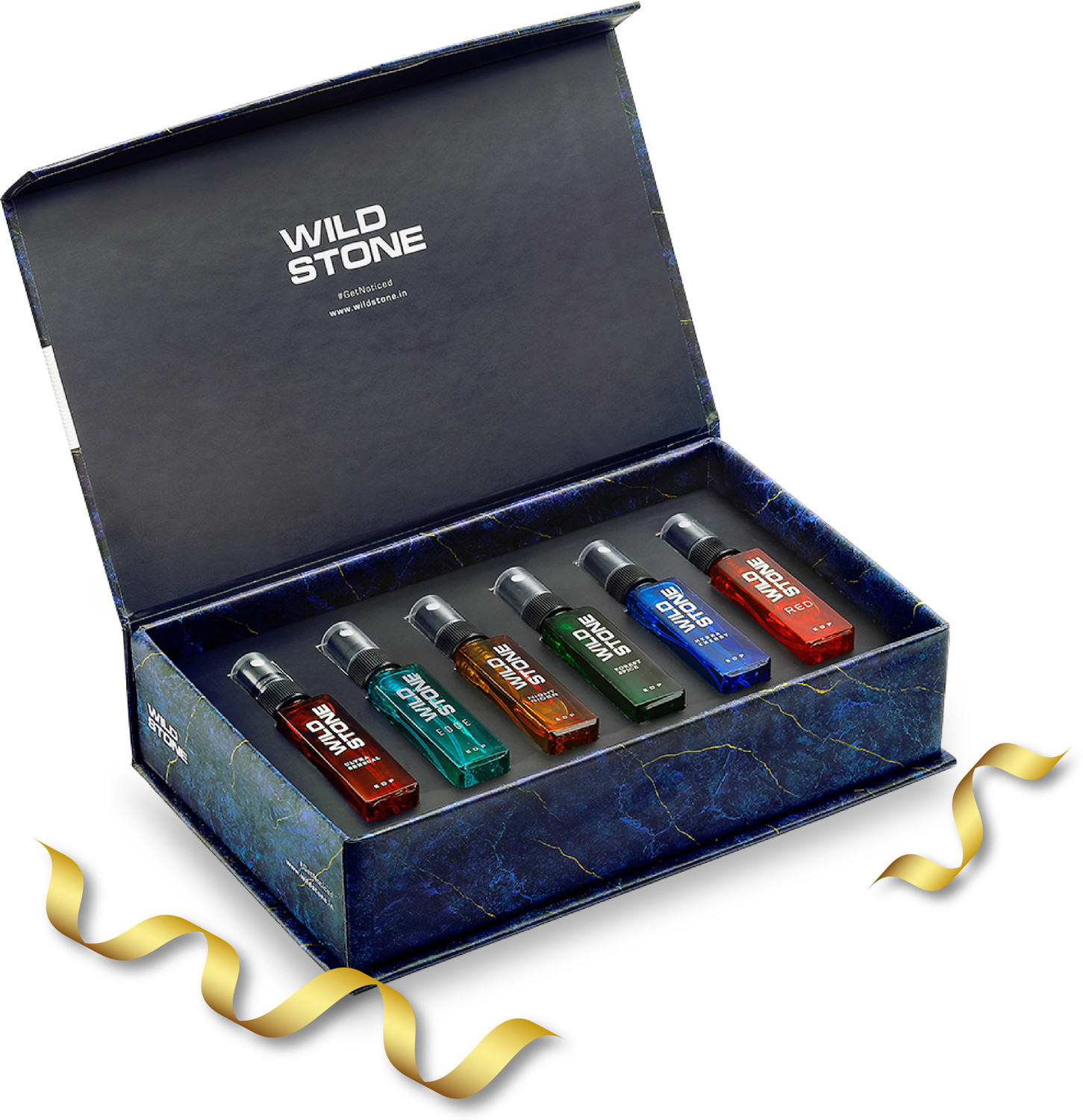 Image of Wild Stone Perfume Gift Set of 6 Unique Fragrances (8 ml each) Perfume - 48 ml