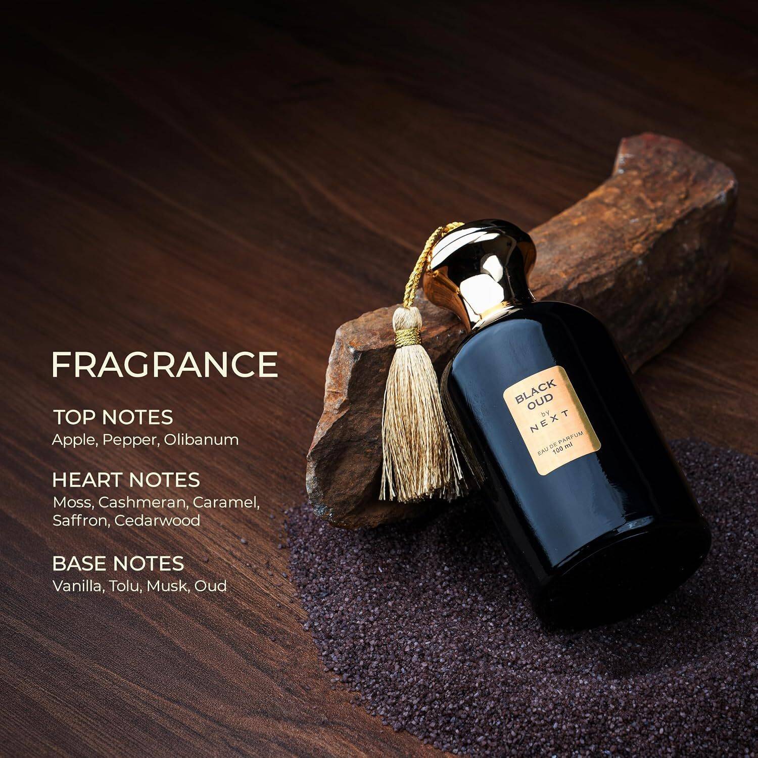 NEXT Black Oud Perfume for Men 100 ml - Image 2