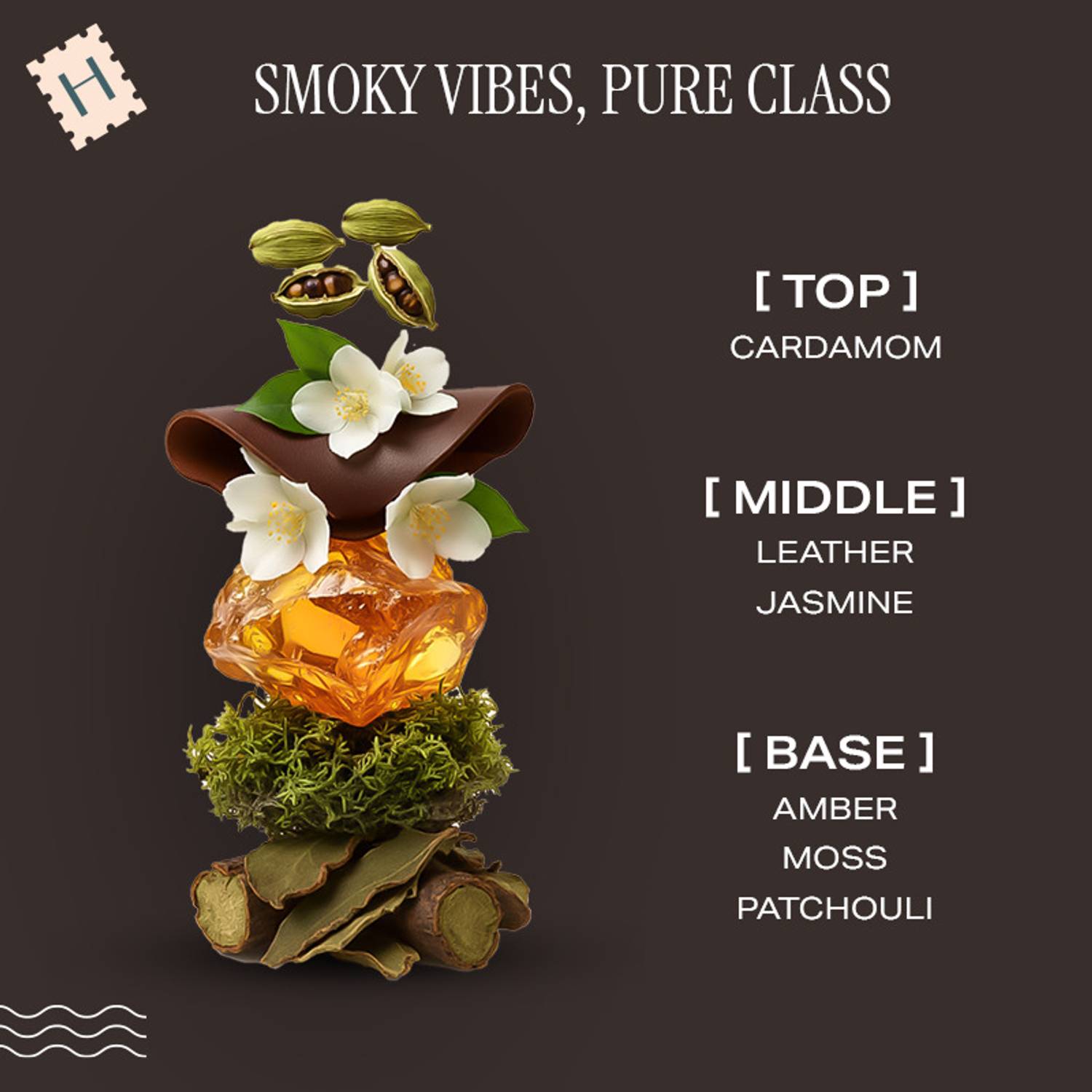 HIRA Oak & Smoke Perfume 50 ml - Image 3