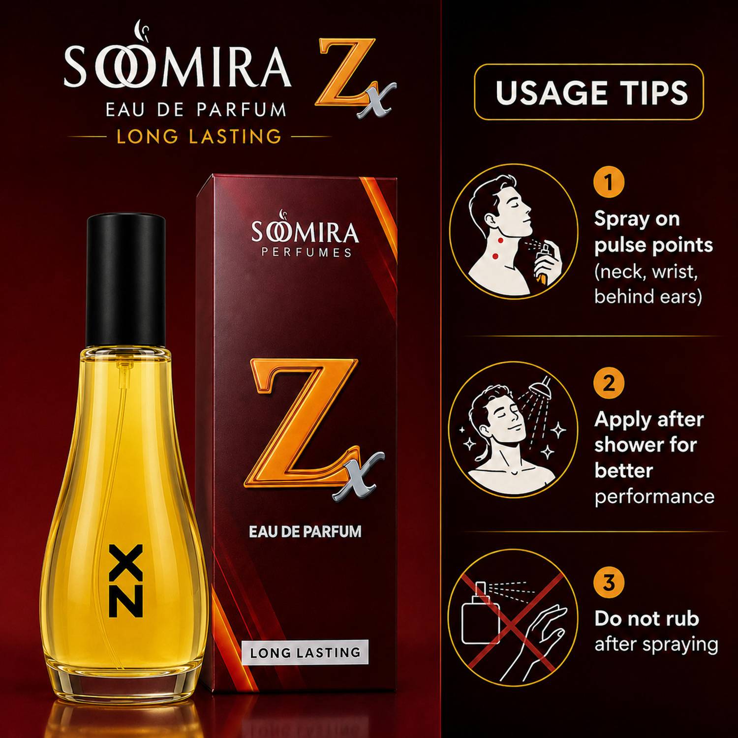 Buy soomira Somira ZX Signature Perfume Spray | Long Lasting Eau