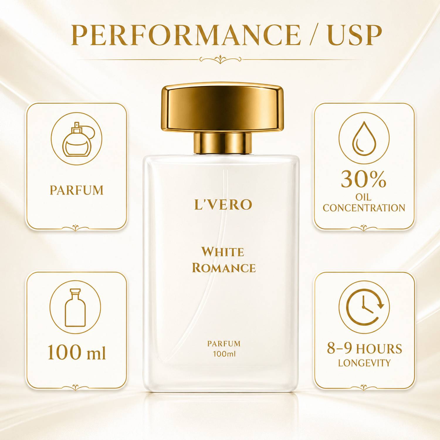 L'vero White Romance Perfume 100 ml - Image 4