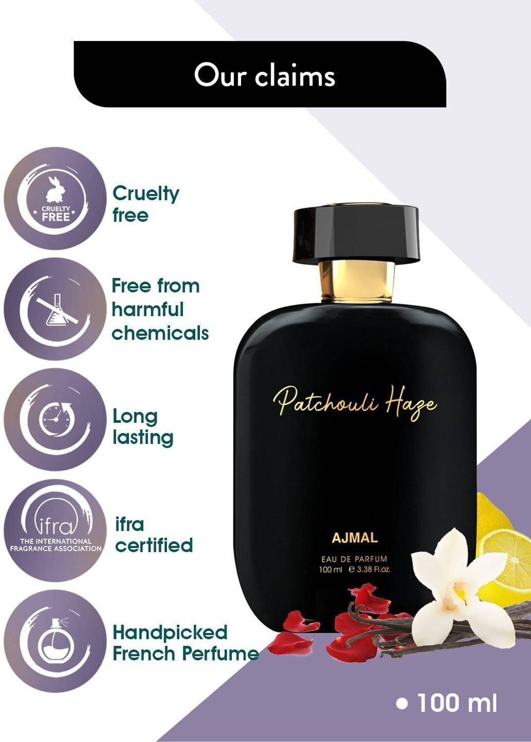Ajmal ARTISAN PATCHOULI HAZE 100 ml - Image 4