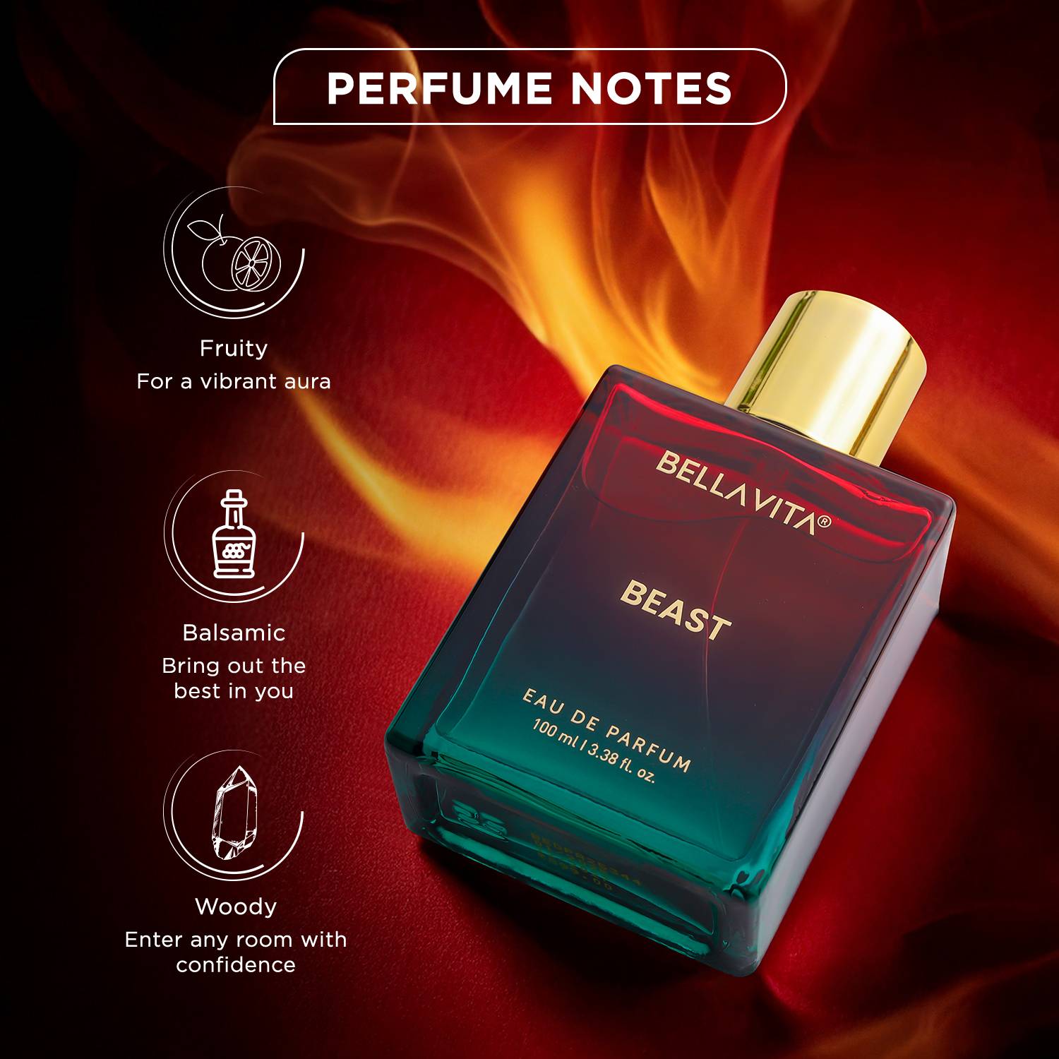 BELLAVITA BEAST Perfume 100 ml - Image 4