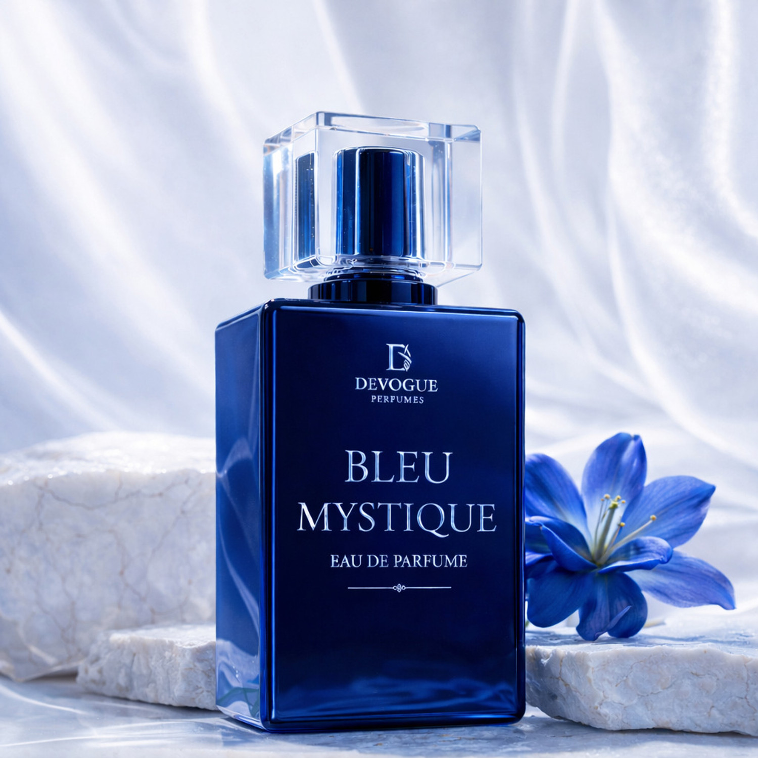 Image of Devogue DevogueBleu Mystique Unisex perfume Eau de Parfum - 50 ml