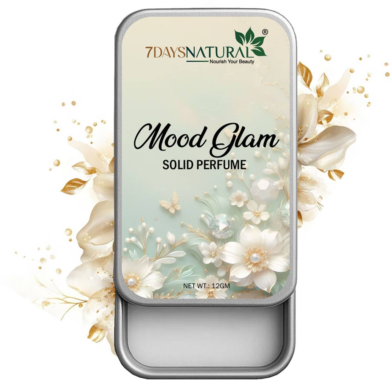 7days natural Mood Glam Solid Perfume/Woody Oud Nomade /Non-Greasy Cologne /Strong Fragrance Perfume  -  12 ml