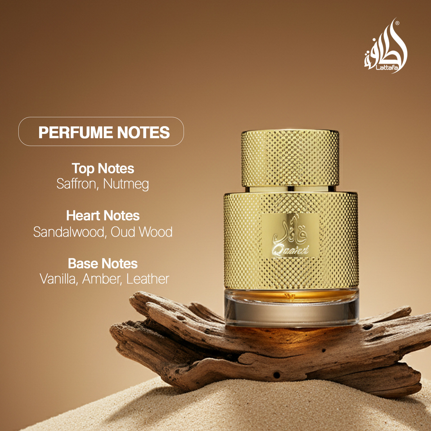 Image of Lattafa QAA'ED Eau de Parfum - 100 ml