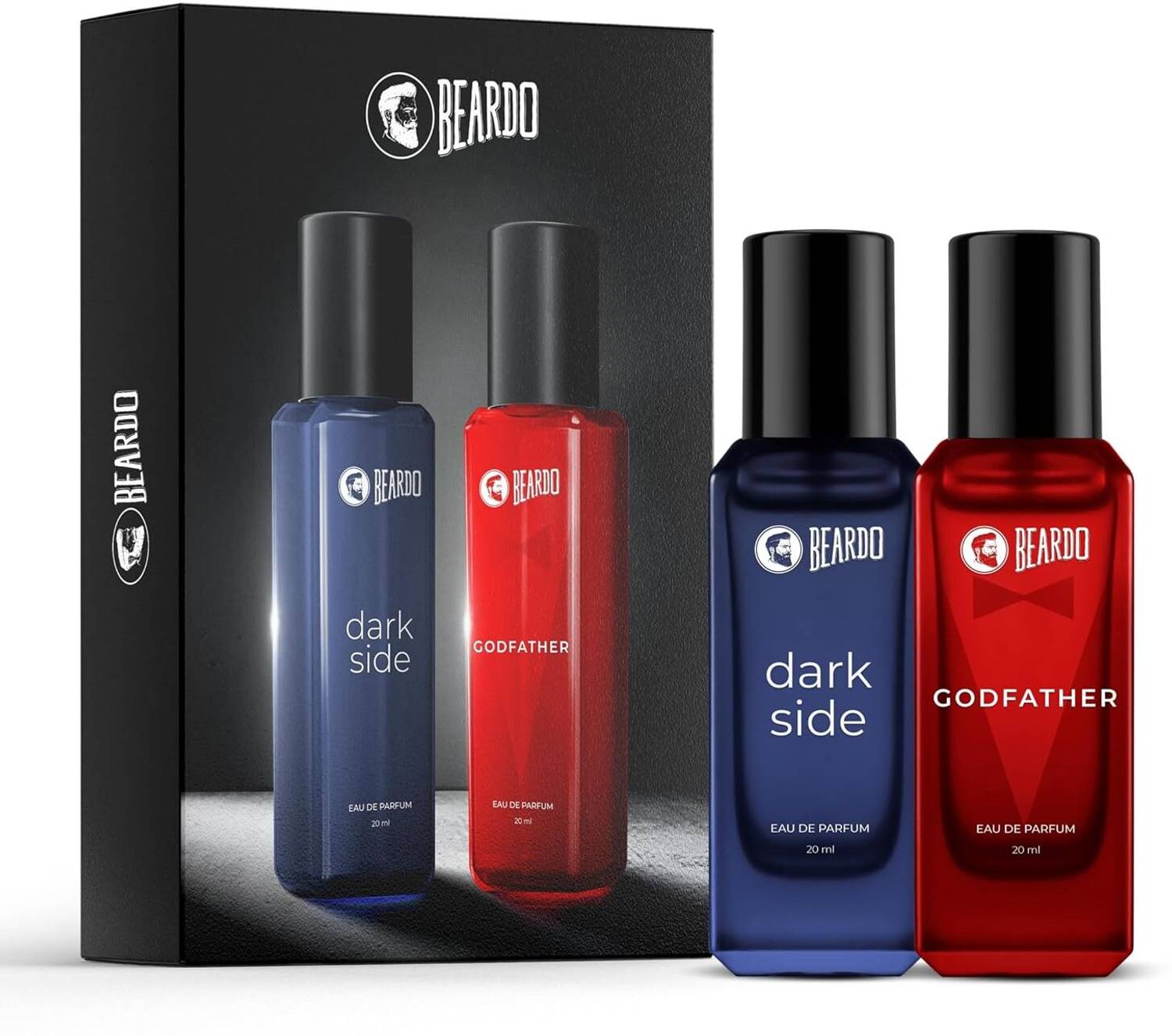 BEARDO Dark Side & Godfather EDP Pack of 2 · 40 ml (80 ml total)