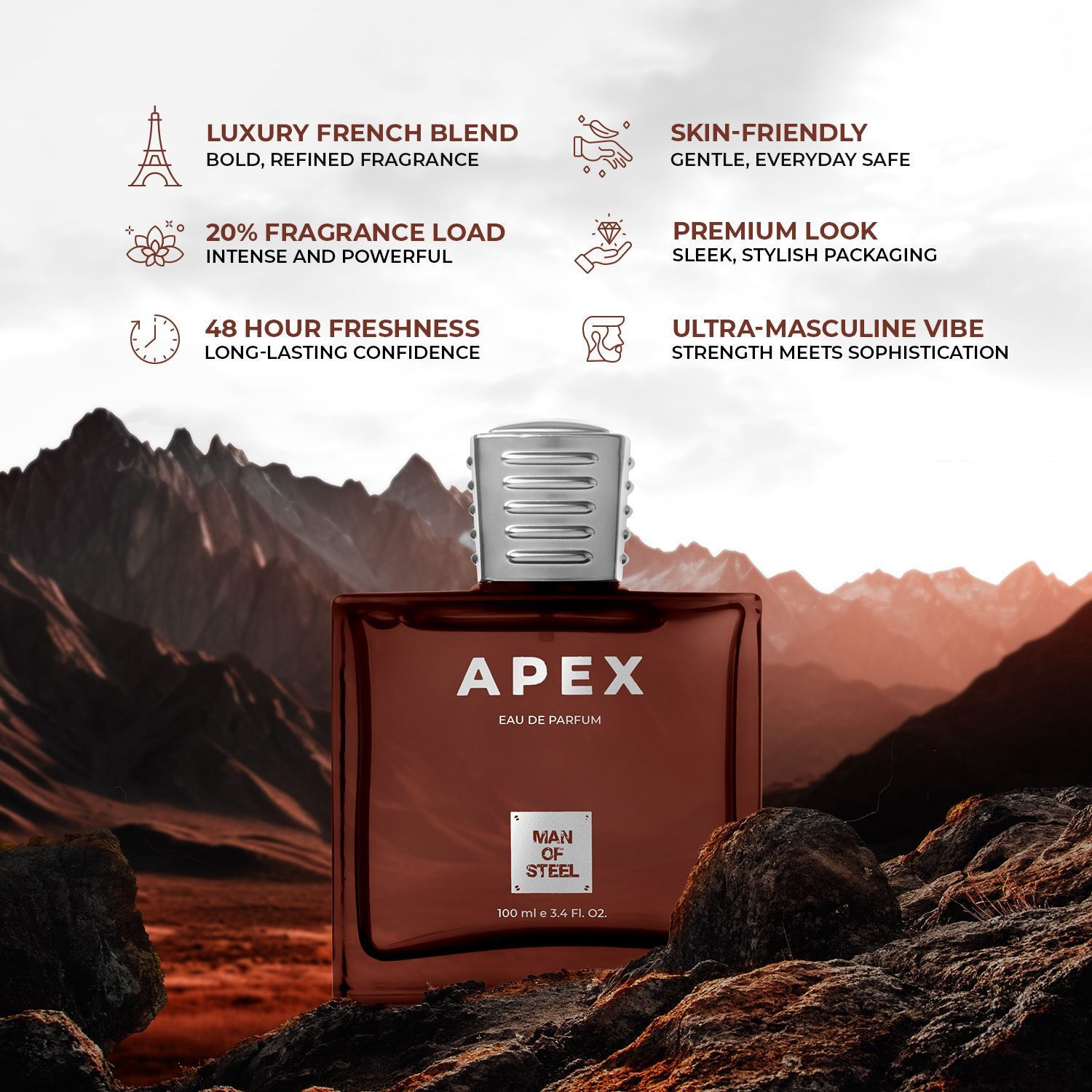 Image of Man of Steel Apex Eau de Parfum - 100 ml