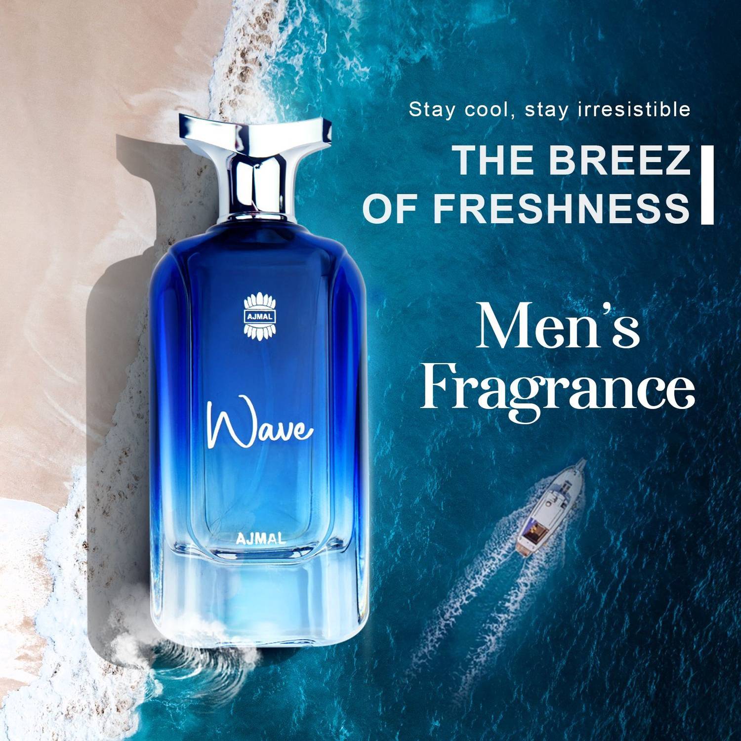 Ajmal Wave 100 ml Eau de Parfum for Men - Image 4