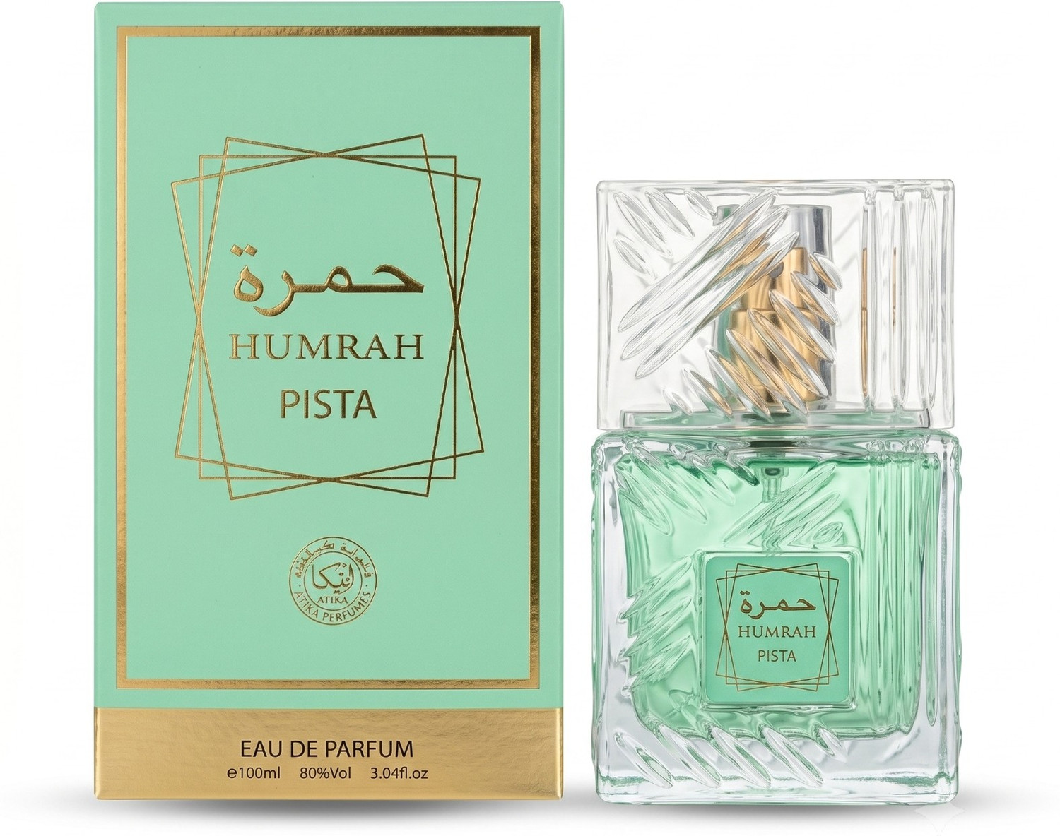 Image of Atika Humrah Pista AQD Long Lasting Eau de Parfum - 100 ml (For Men & Women)