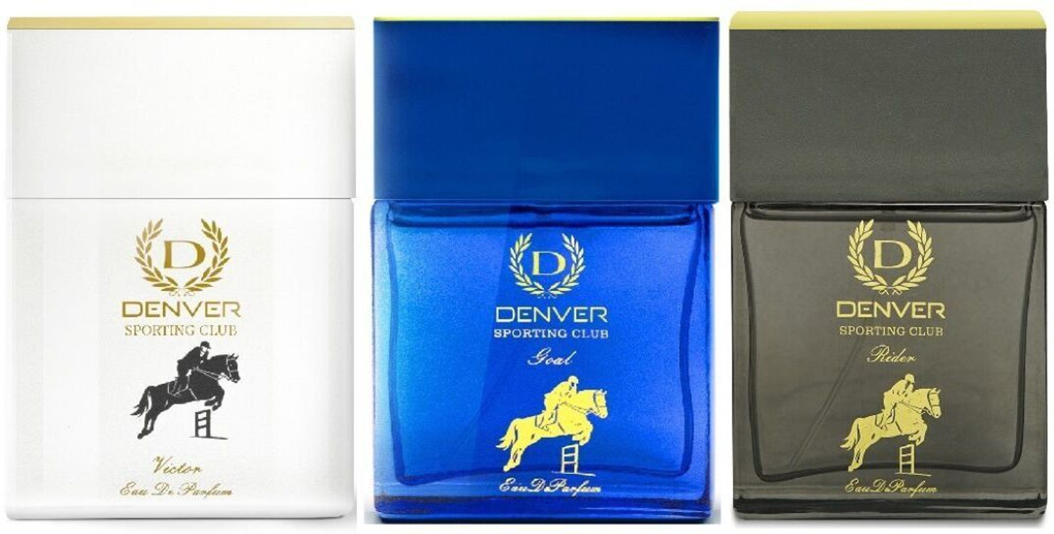 Image of DENVER Sporting Club Goal, Victor & Rider Perfume EDP|Premium, Strong & Long Lasting| Eau de Parfum - 210 ml