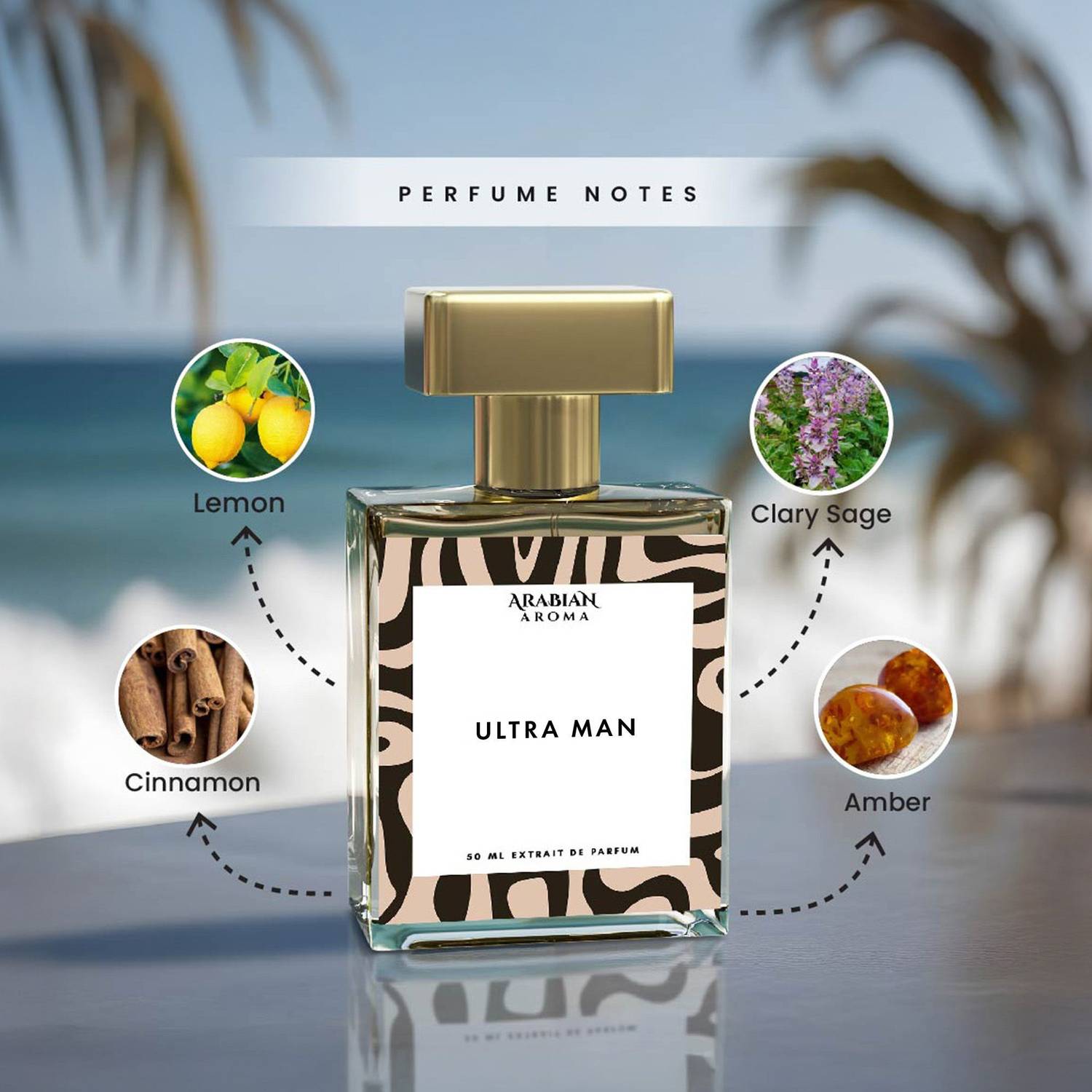 Arabian Aroma Ultra Male Perfume 50 ml - Image 2